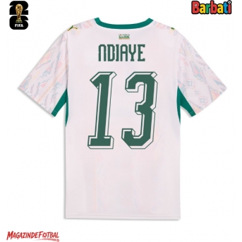 Senegal Iliman Ndiaye #13 Tricou Fotbal Replică Mondial 2026 Barbati Acasa